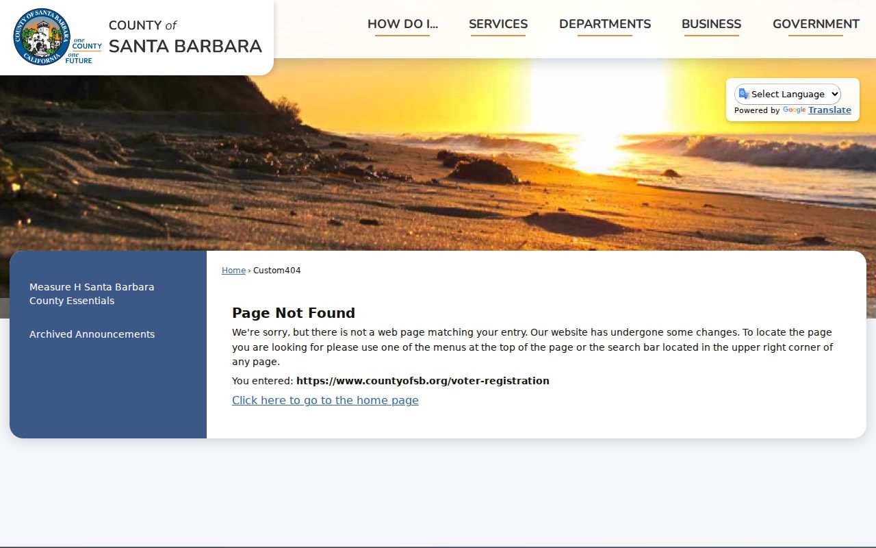 Santa Barbara County neighbors voter data access