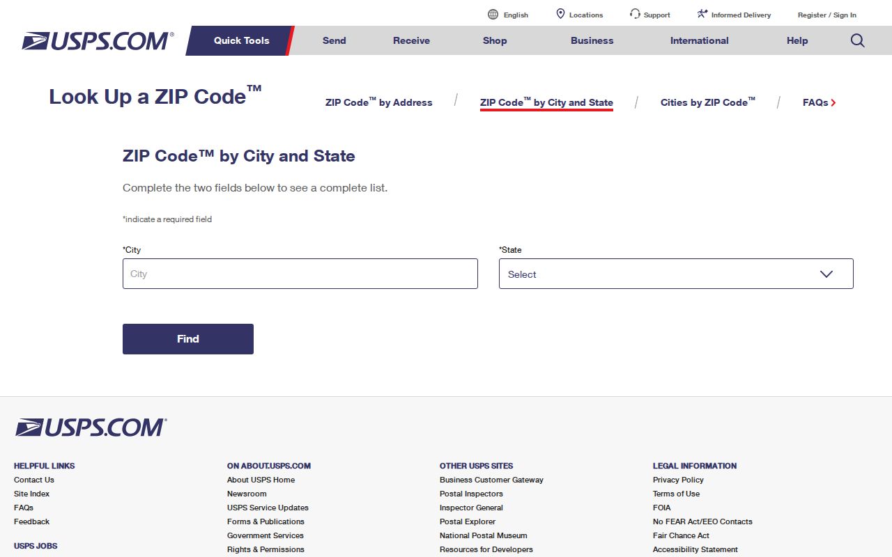Santa Barbara County ZIP code directory USPS city and state lookup